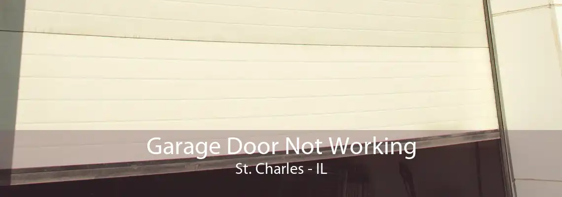 Garage Door Not Working St. Charles - IL