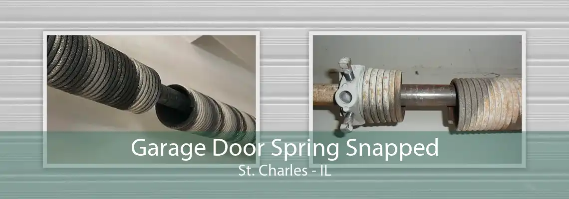 Garage Door Spring Snapped St. Charles - IL