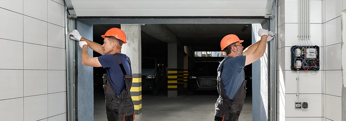 Wooden Garage Door Frame Repair in St. Charles, Illinois